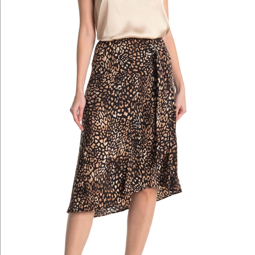 Laundry By Shelly Segal Exotic Animal Midi Skirt